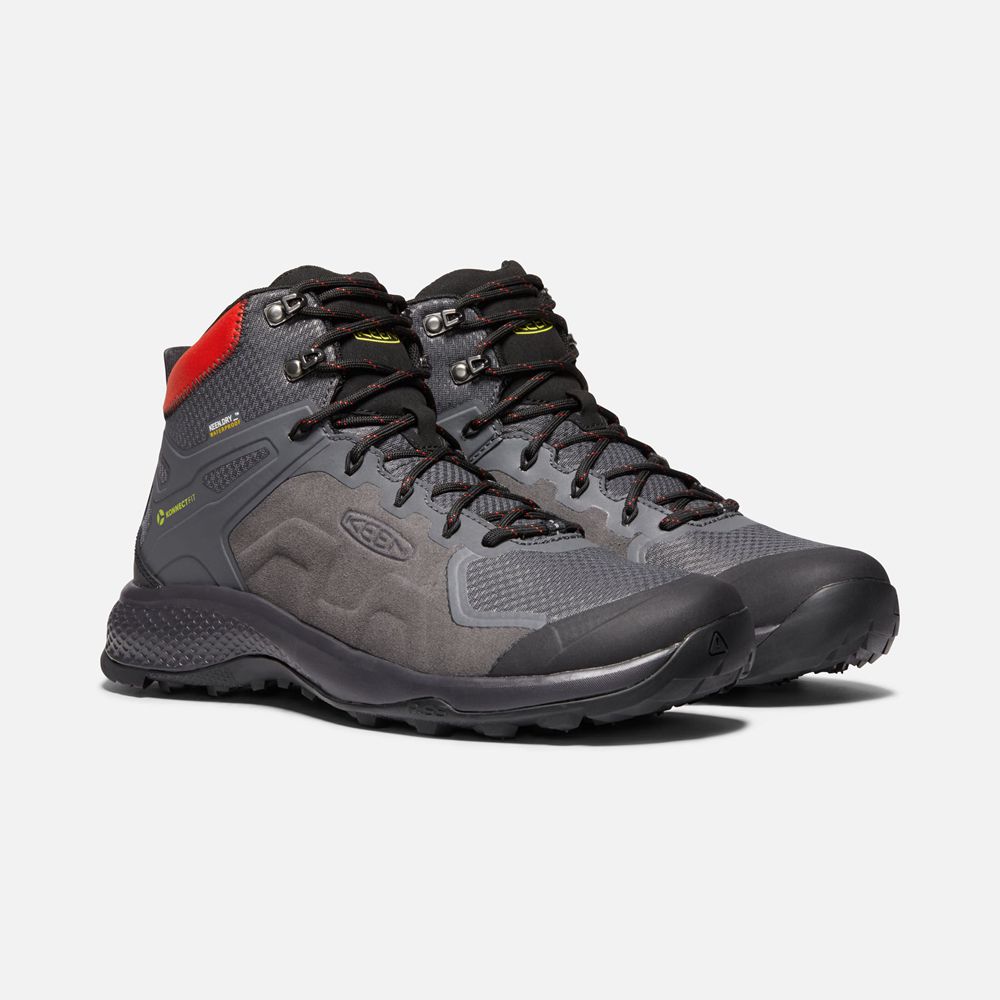 Keen Laarzen Heren Donker Grijs - Explore Waterproof - 26514-NKTW